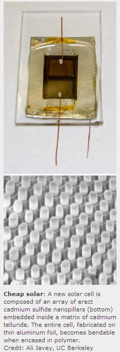 Nanopillar Solar Cell